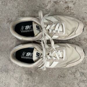 New Balance 237 Sneakers in Cream, Black and Burgundy